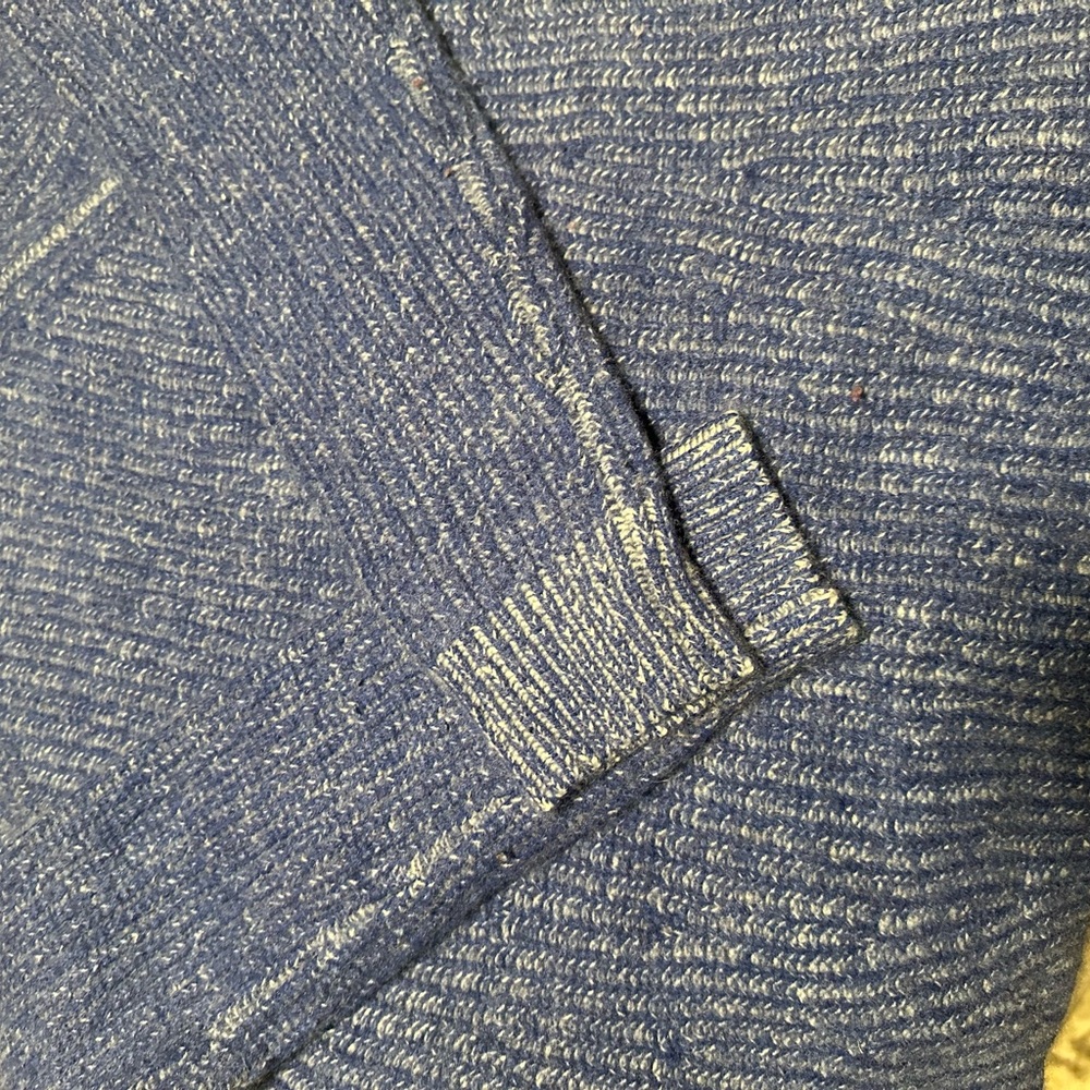 White + Warren Blue Sweater - Picture 4 of 5